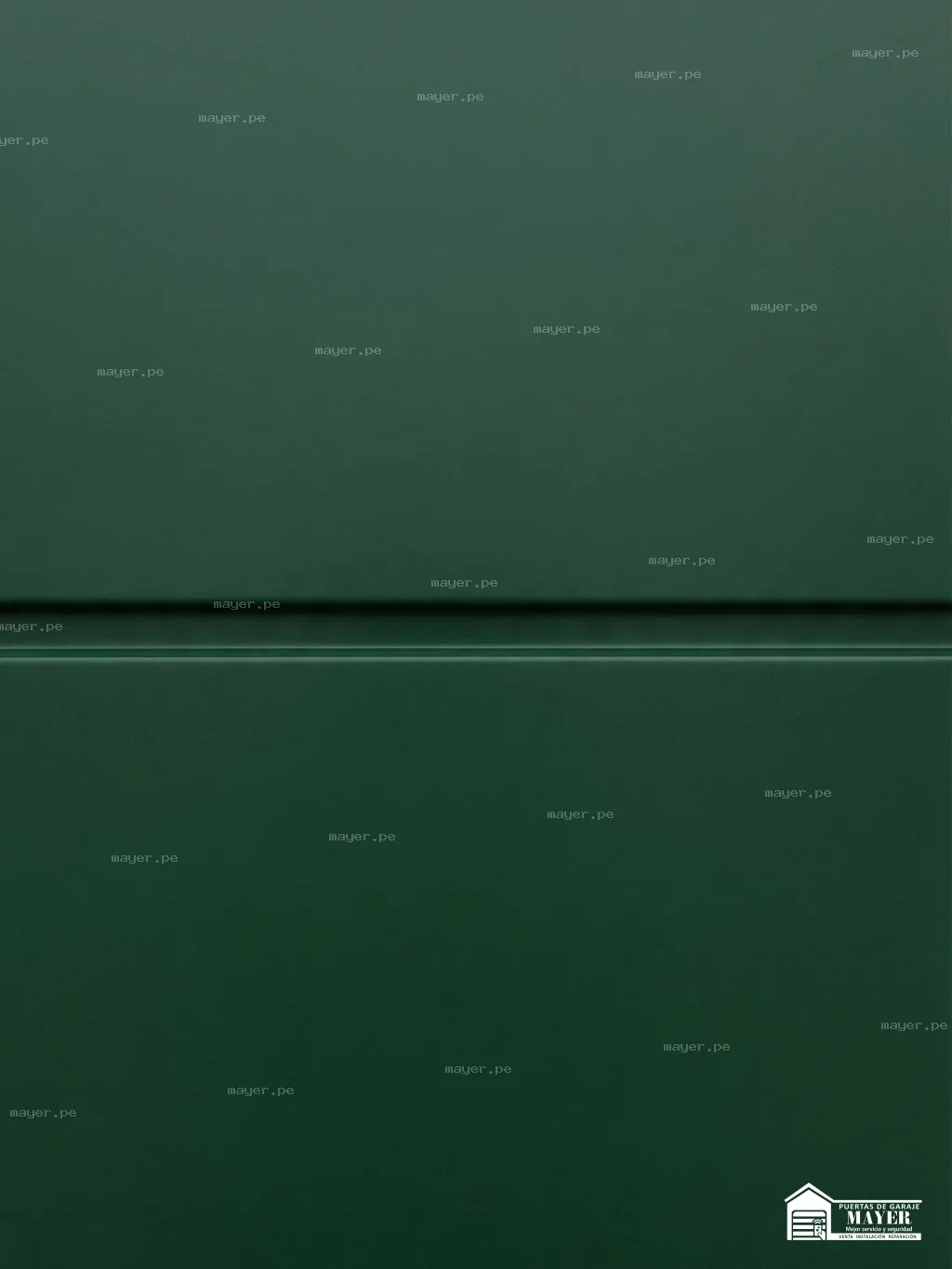 Acabado RAL6009 Liso